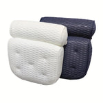 Bathtub Pillow Extra-Thick Foam Six Suction Cups