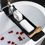 Bathtub Tray Extendable Foldable Non-Slip Surface