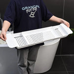 Bathtub Tray Extendable Foldable Non-Slip Surface