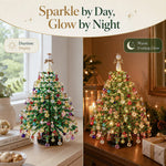 Beaded Tabletop Tree Kit With Warm Light String