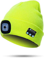 Beanie Bluetooth 5.0 Headphones 8-Hour Battery & Detachable LED