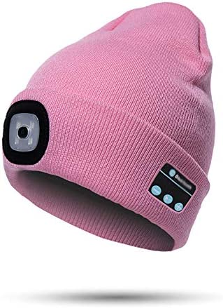 Beanie Bluetooth 5.0 Headphones 8-Hour Battery & Detachable LED