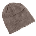 Beanie Slouchy Knit Fleece Lined Relaxed Fit