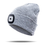 Beanie Soft Knit Removable & Rechargeable LED