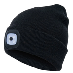 Beanie Soft Knit Removable & Rechargeable LED