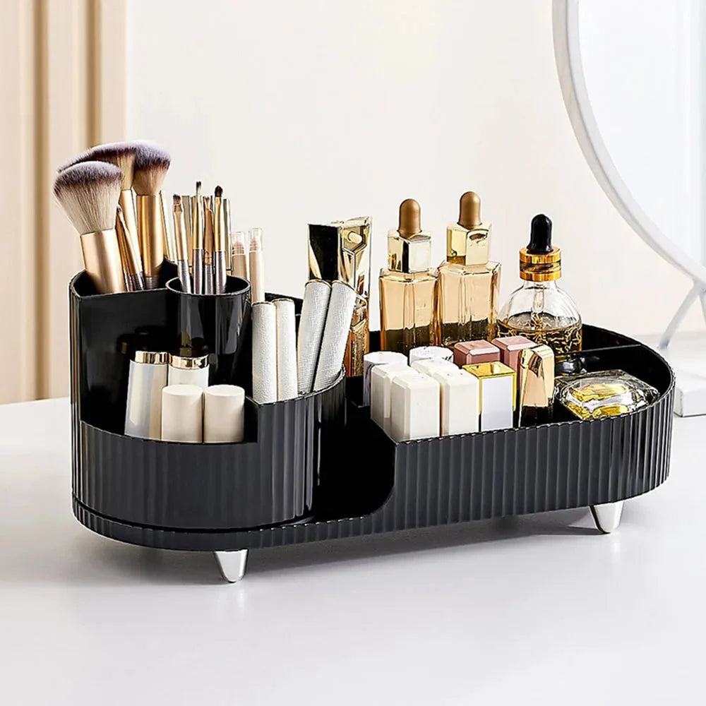 Beauty Organizer Rotating Base Multi-Section Storage