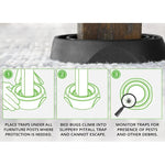 Bed Bug Trap Non-Chemical Escape-Preventing 4-Pack