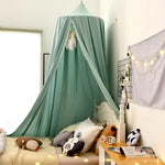 Bed Canopy Breathable Polyester With Ceiling Hook