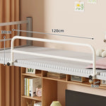 Bed Guard Rail Tool-Free Clamp-On Metal Frame