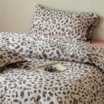 Bed Linen Set Delicate Floral Breathable Cotton 4-Piece
