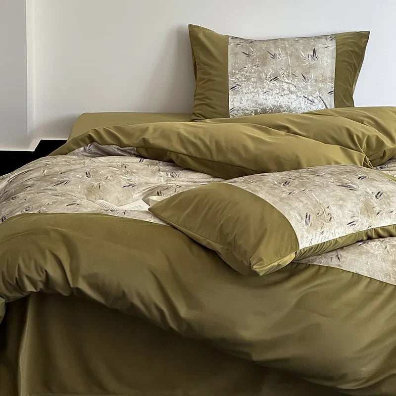 Bed Linen Set Fine Satin Jacquard Breathable & Wrinkle-Resistant
