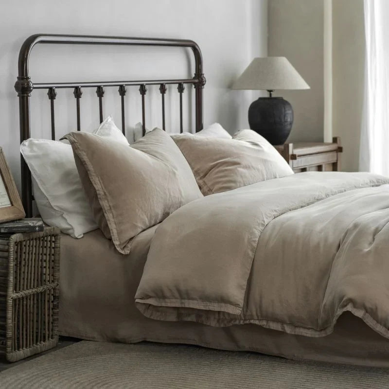 Bed Linen Set Lyocell Satin-Soft Moisture-Wicking