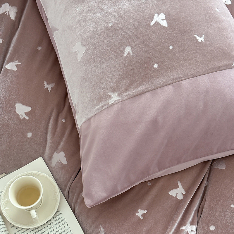 Bed Linen Set Satin Jacquard 4-Piece