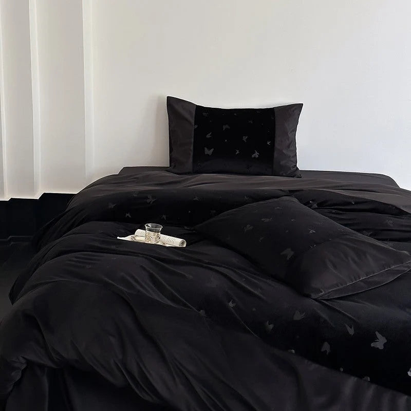 Bed Linen Set Satin Jacquard 4-Piece