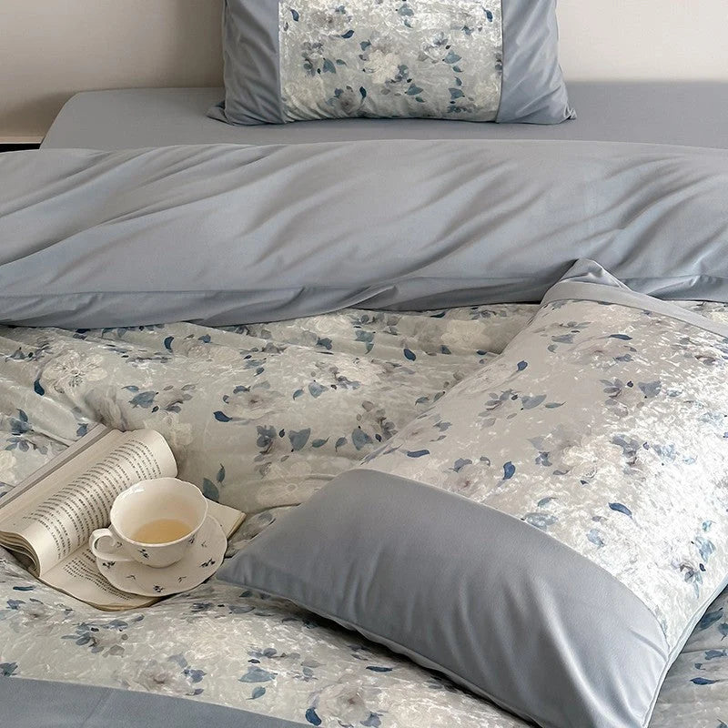 Bed Linen Set Satin Jacquard 4-Piece