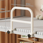 Bed Safety Rail Foldable Clamp-On Powder-Coated Steel