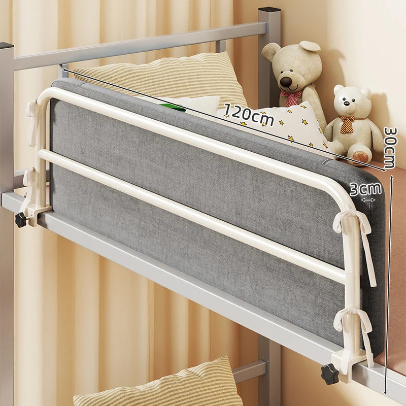 Bed Safety Rail Padded Clamp-On No-Drill Installation