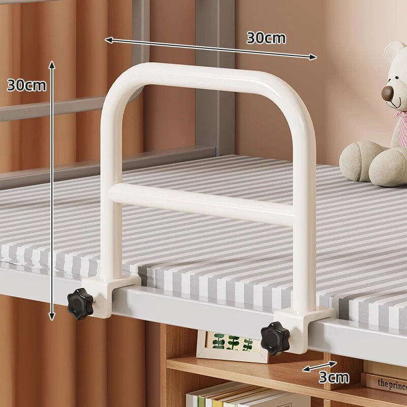 Bed Safety Rail Padded Clamp-On No-Drill Installation