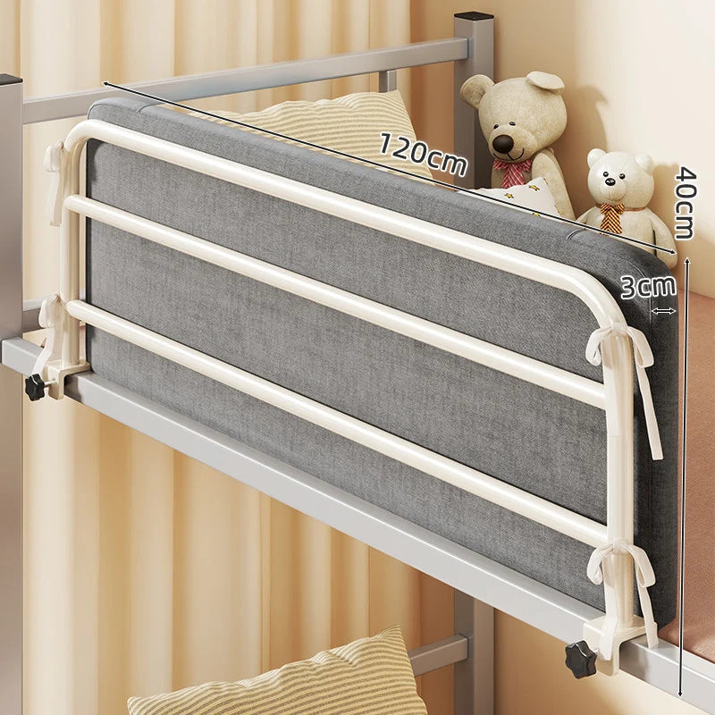 Bed Safety Rail Padded Clamp-On No-Drill Installation