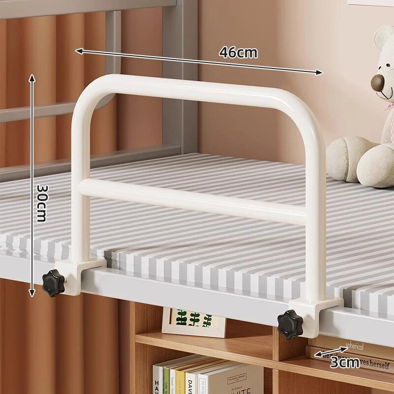 Bed Safety Rail Padded Clamp-On Steel Frame