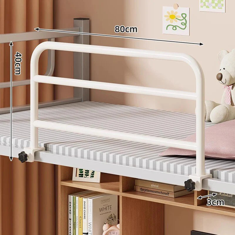 Bed Safety Rail Padded Clamp-On Steel Frame