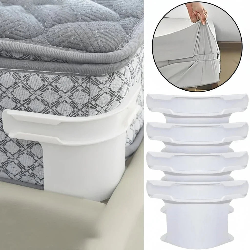 Bed Sheet Clips Elastic Straps Secure Hold