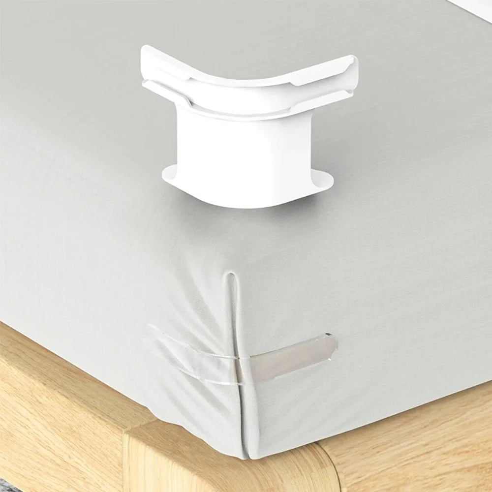 Bed Sheet Clips Elastic Straps Secure Hold