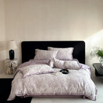 Bed Sheet Set 100% Cotton Jacquard Year-Round Comfort