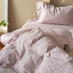 Bedding Set 100% Cotton Jacquard Breathable 4-Piece