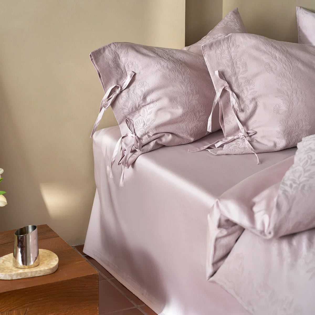 Bedding Set 100% Cotton Jacquard Breathable 4-Piece