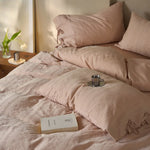 Bedding Set 100% Cotton Jacquard Breathable 4-Piece