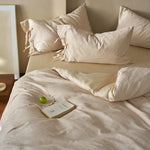 Bedding Set 100% Cotton Jacquard Breathable 4-Piece