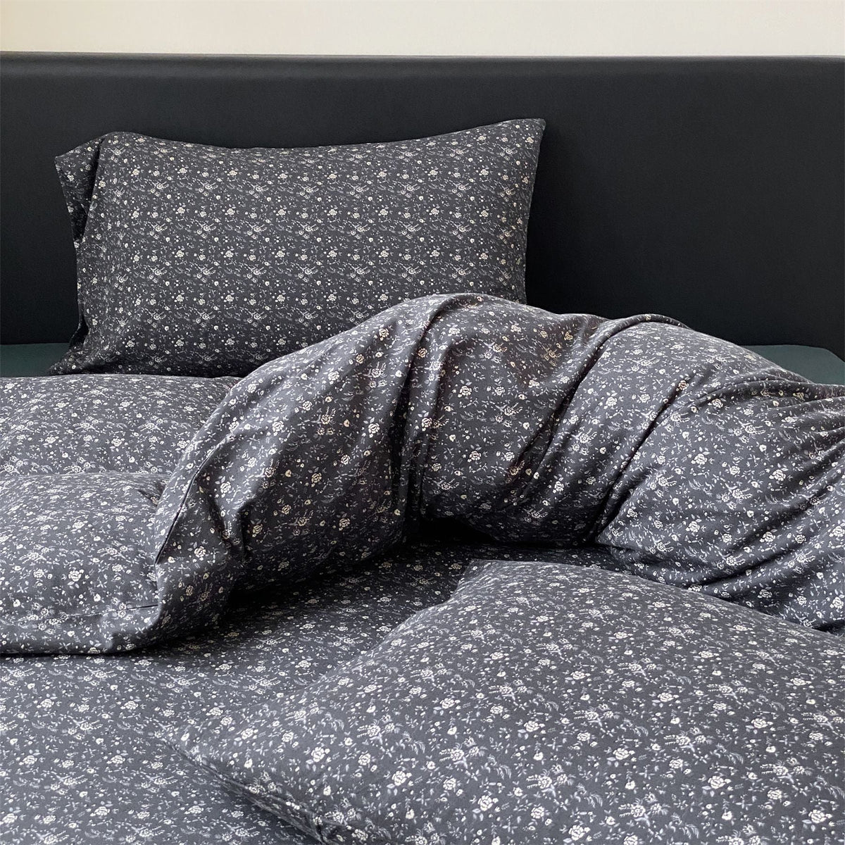 Bedding Set 100% Cotton Percale Temperature-Regulating Fine Floral