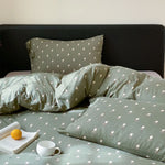 Bedding Set 100% Cotton Percale Temperature-Regulating Fine Floral
