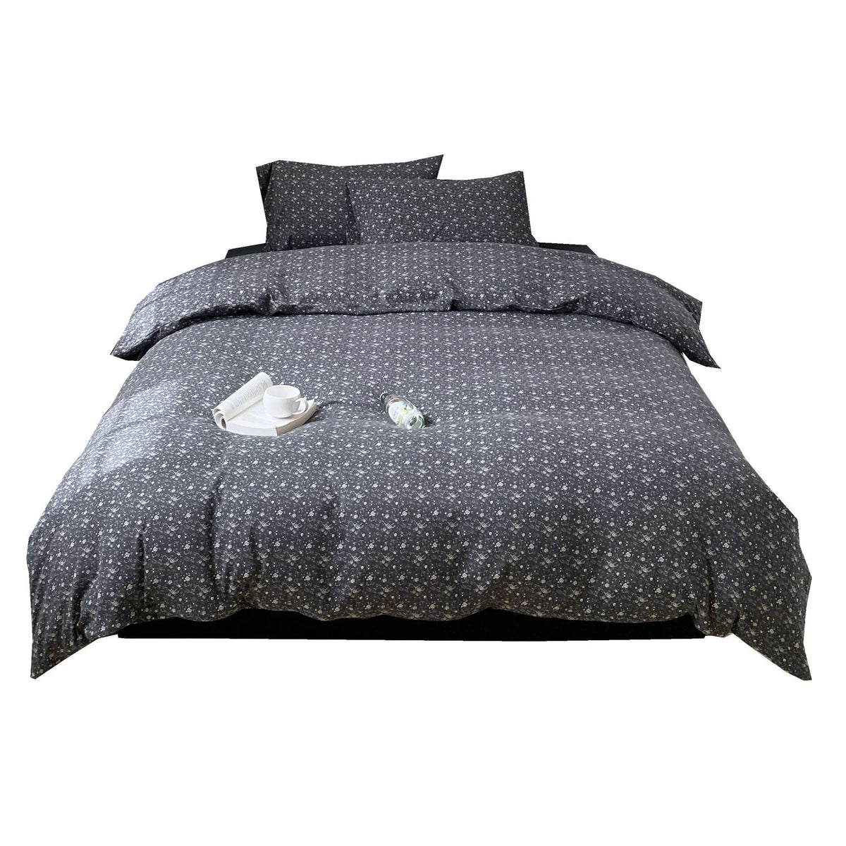 Bedding Set 100% Cotton Percale Temperature-Regulating Fine Floral