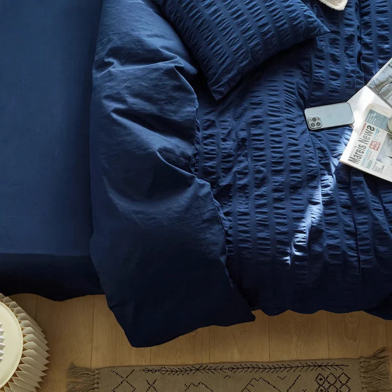 Bedding Set 100% Cotton Soft & Breathable Bubble Pattern