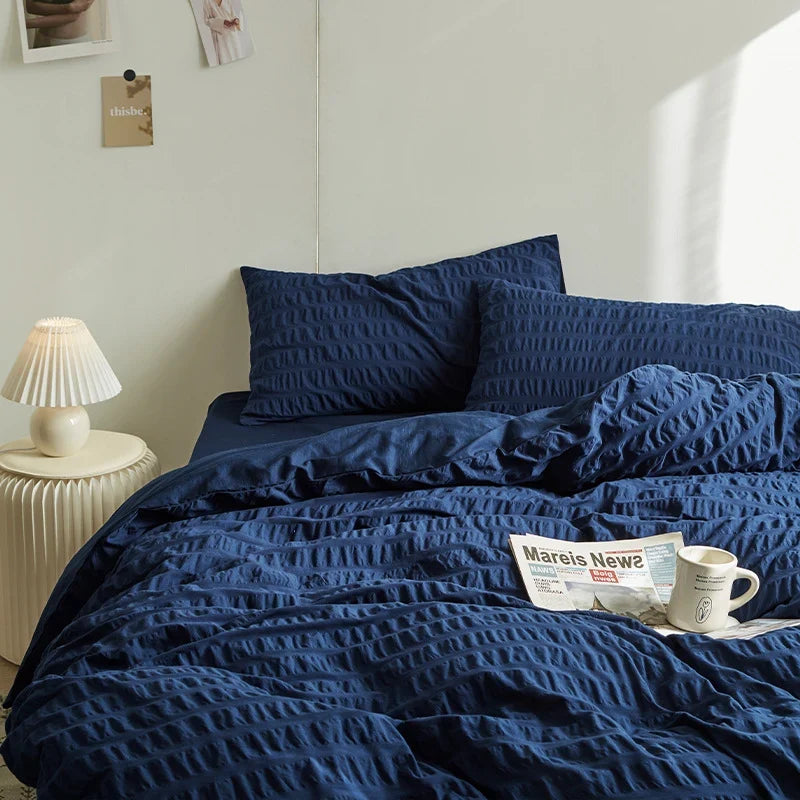 Bedding Set 100% Cotton Soft & Breathable Bubble Pattern