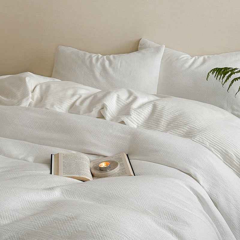 Bedding Set 100% Cotton Three-Layer Gauze 4-Piece