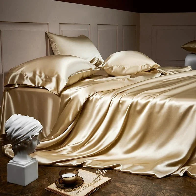 Bedding Set 25 Momme Mulberry Silk Four-Piece