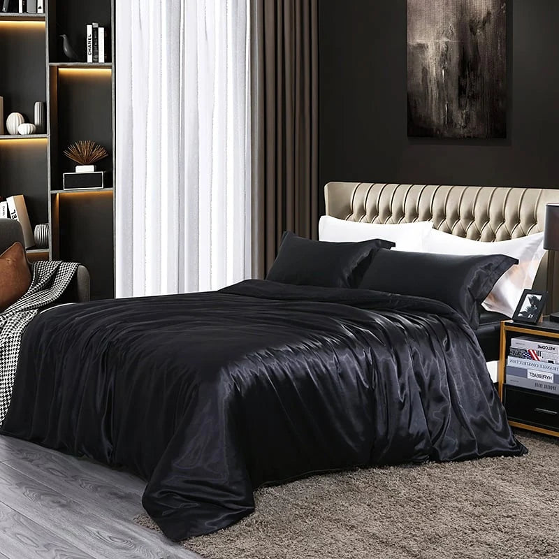 Bedding Set 25 Momme Mulberry Silk Four-Piece