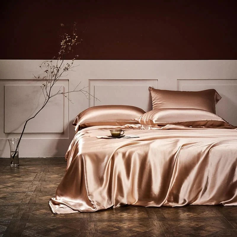 Bedding Set 25 Momme Mulberry Silk Four-Piece