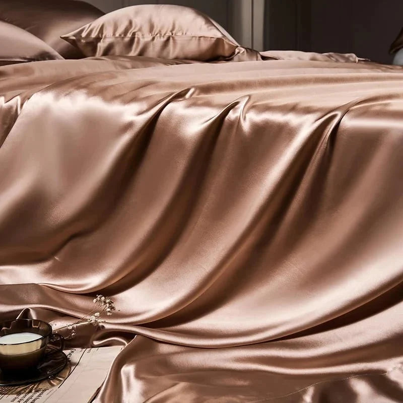 Bedding Set 25 Momme Mulberry Silk Four-Piece