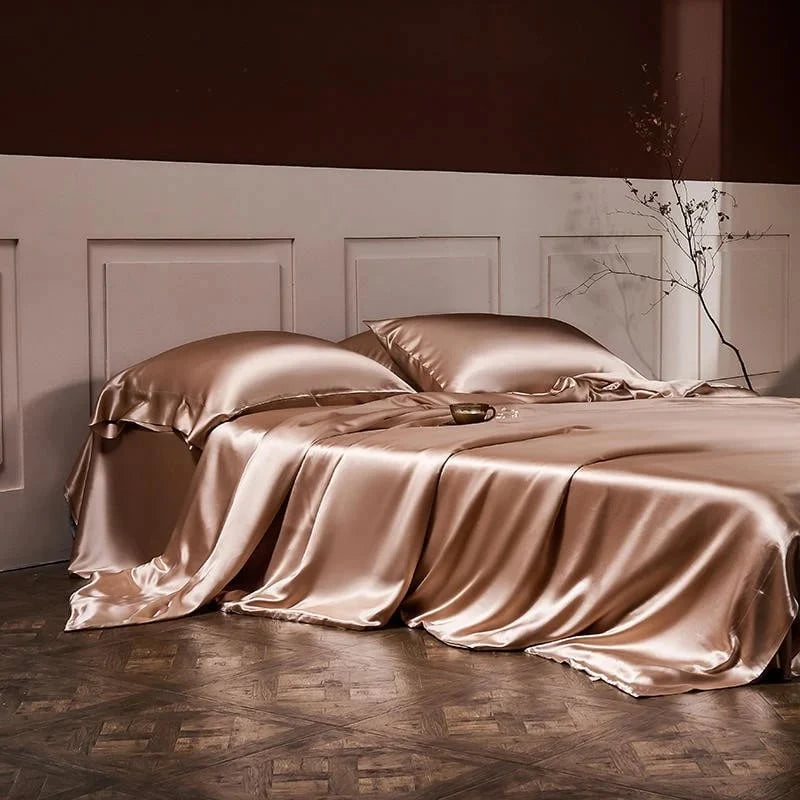 Bedding Set 25 Momme Mulberry Silk Four-Piece