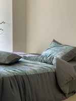 Bedding Set 4-Piece Breathable Cotton Satin Skin-Friendly