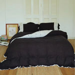 Bedding Set Breathable Cotton Gauze Quilted Four Piece Set