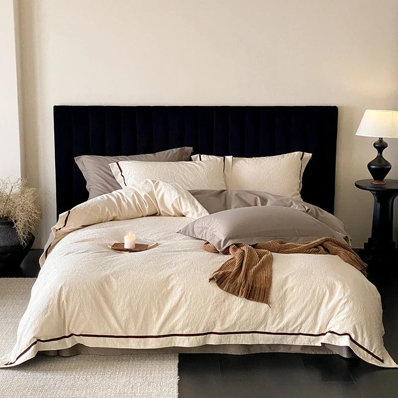 Bedding Set Breathable Cotton-Linen Hotel Closure