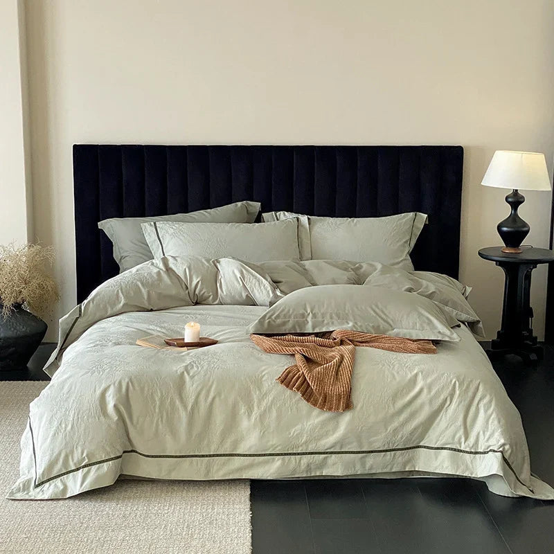 Bedding Set Breathable Cotton-Linen Hotel Closure
