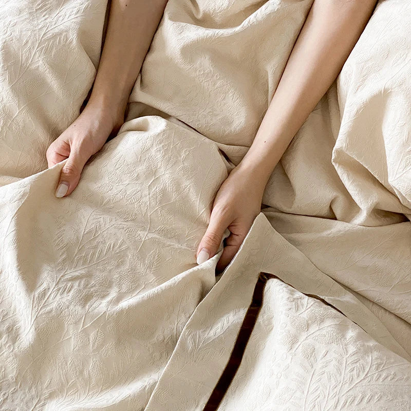 Bedding Set Breathable Cotton-Linen Hotel Closure