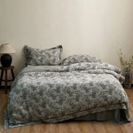 Bedding Set Breathable Cotton-Linen Vintage Floral