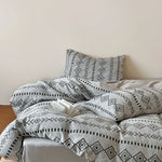 Bedding Set Breathable Cotton Machine Washable Set of 4